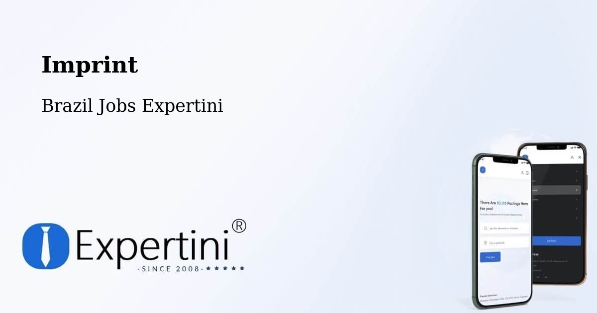 Imprint – Varginha - Brazil Jobs Expertini